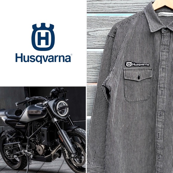 Husqvarna Denim Motorcycle Shirt - L